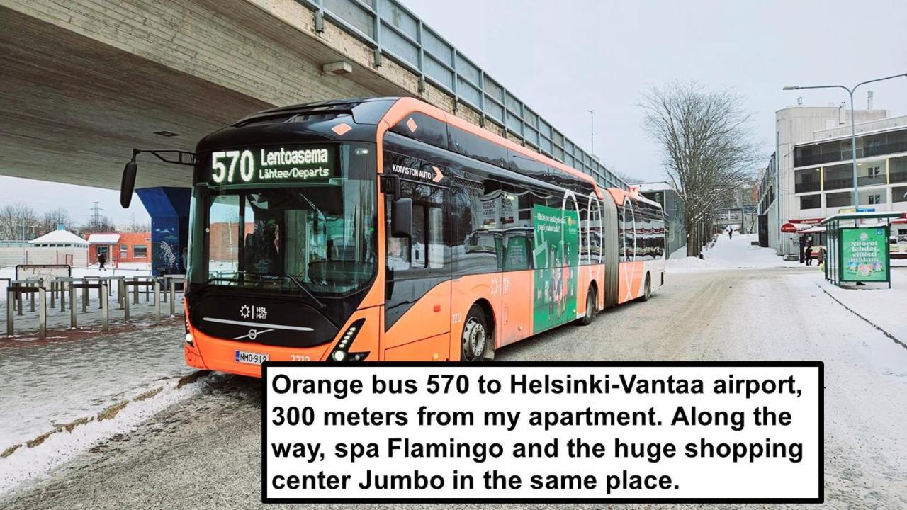 Floor 51m2, Balcony, 150 M Wifi, Free Own Parking Place, 300m Metro * Helsingfors